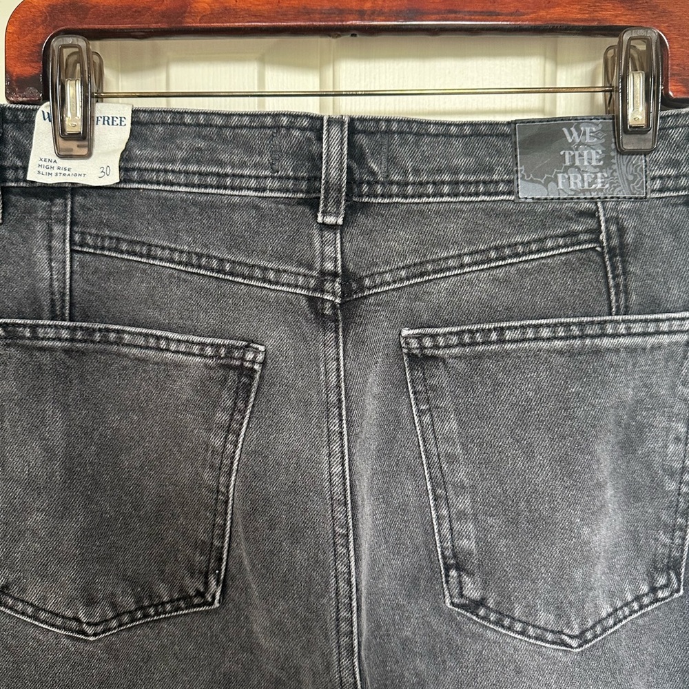 NWT We The Free Zena Black Jeans - Size 30 - Picture 7 of 13